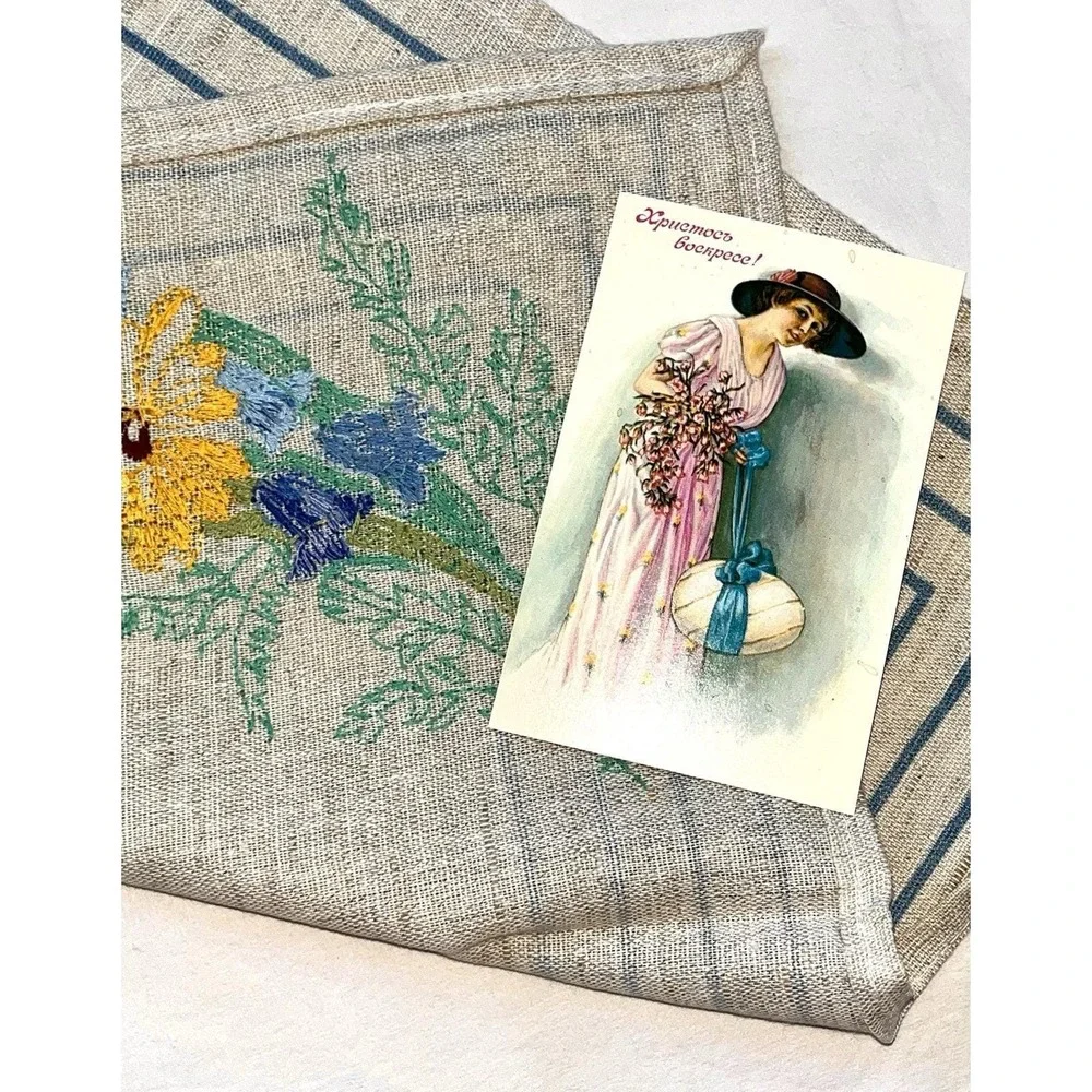Handmade vintage natural